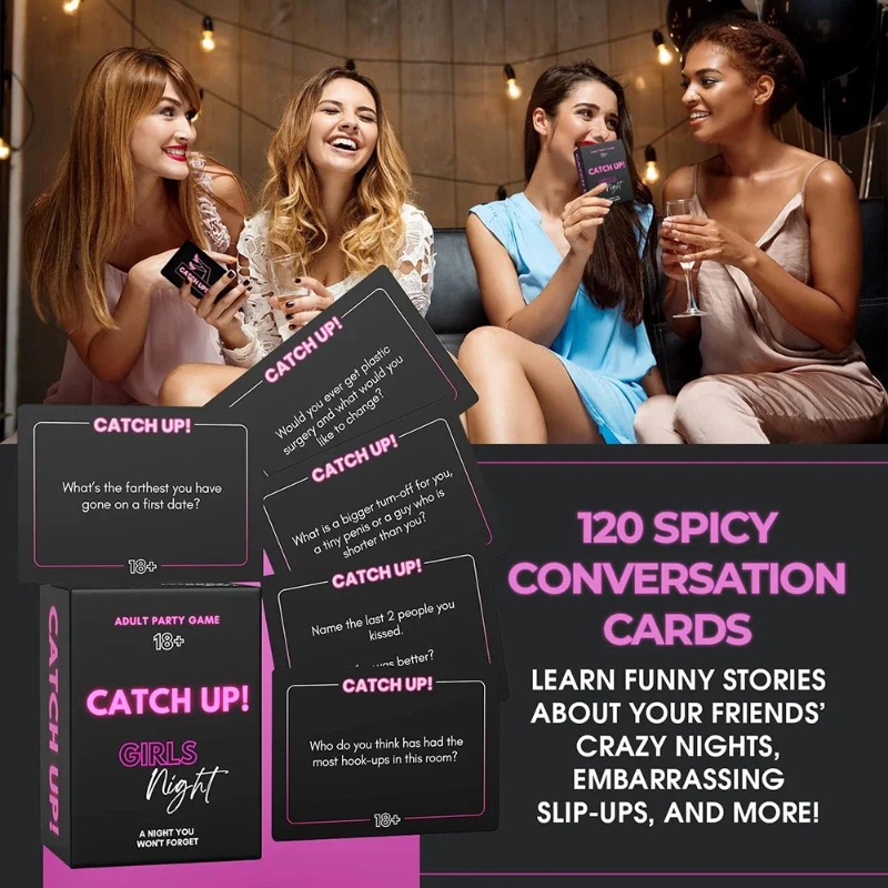 Party Games Girls Night - Catch Up Girls Night Kaartspel –