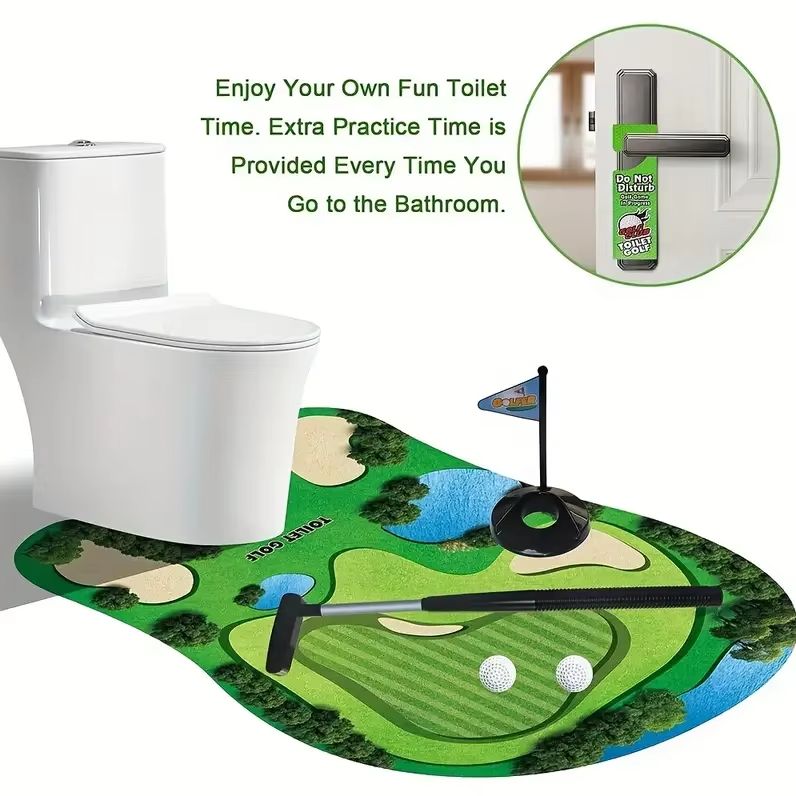 Party Games Golf - mini toilet golf speelgoedset - leuk