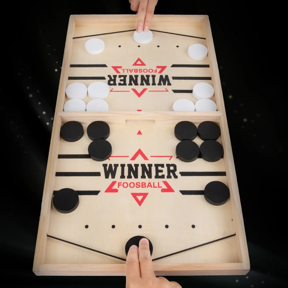 Party Games For 7 People - Sling Puck Bordspellen Houten Hockey Party