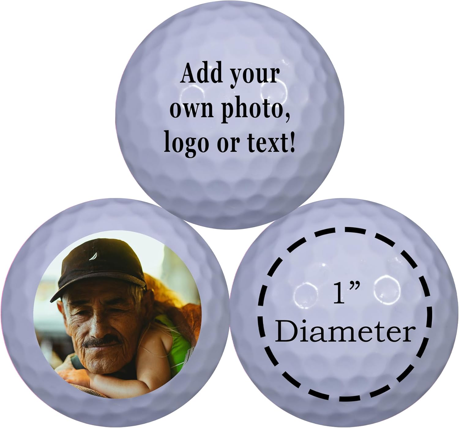Party Games Golf - Gepersonaliseerde golfballen – Voeg foto, logo
