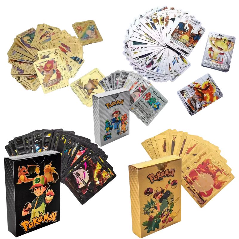 Party Games In Spanish - 55 stuks Vmax GX gouden folie