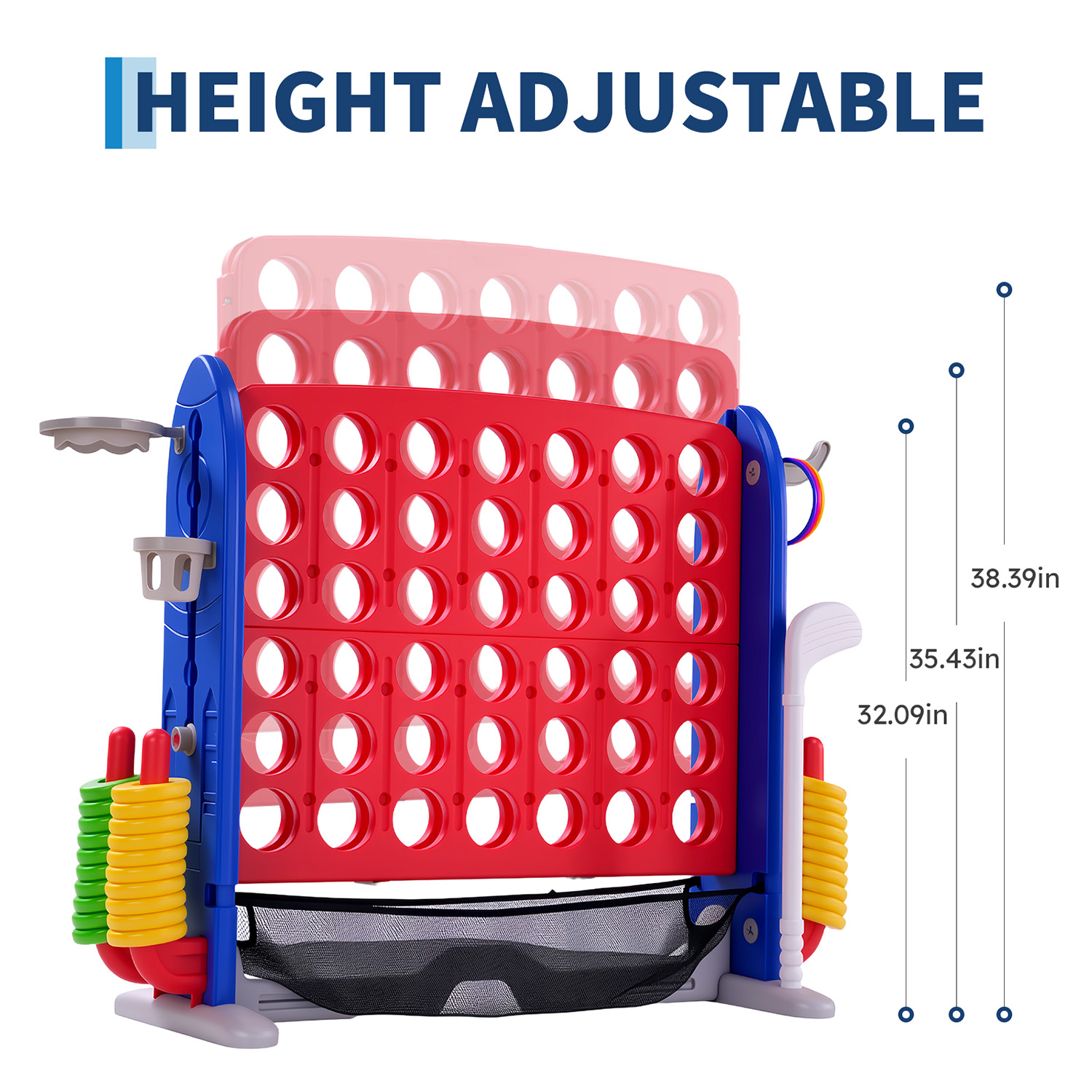 4-in-1 Giant Connect Spelset,  - Giant Connect Four recensie en prijs