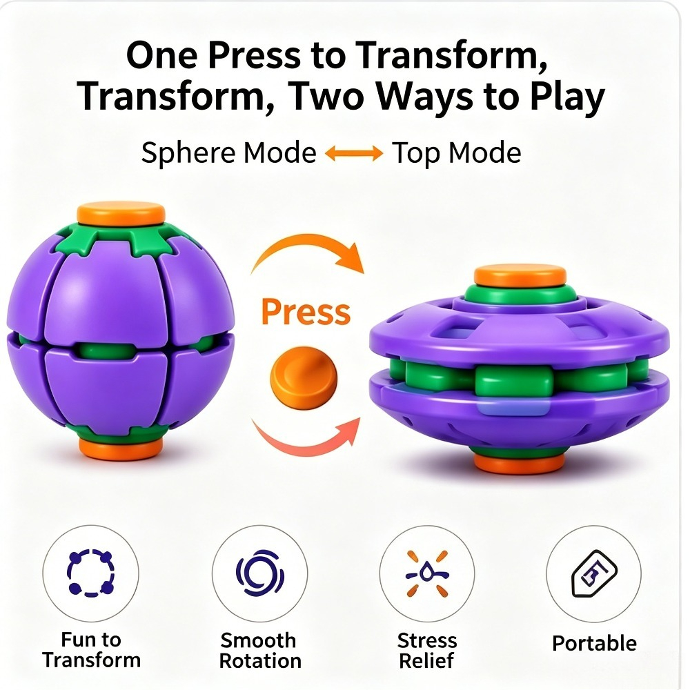 Transformeerbare Fidget Spinne - Party Games Spy recensie en prijs