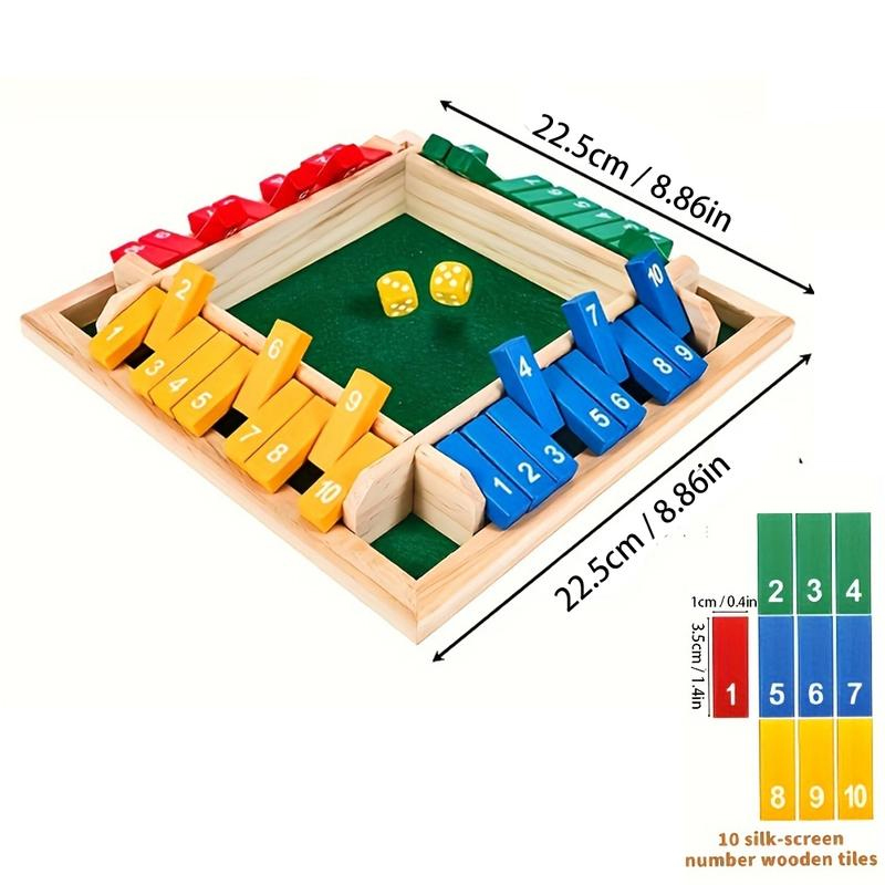 Box Game Houten dobbelstenen V - Party Games For 7 People recensie en prijs