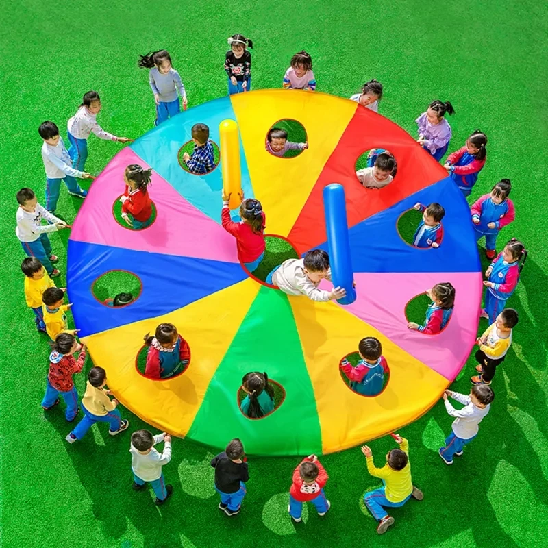 Regenboog Parachute Knock Goph - Party Games Multiplayer recensie en prijs