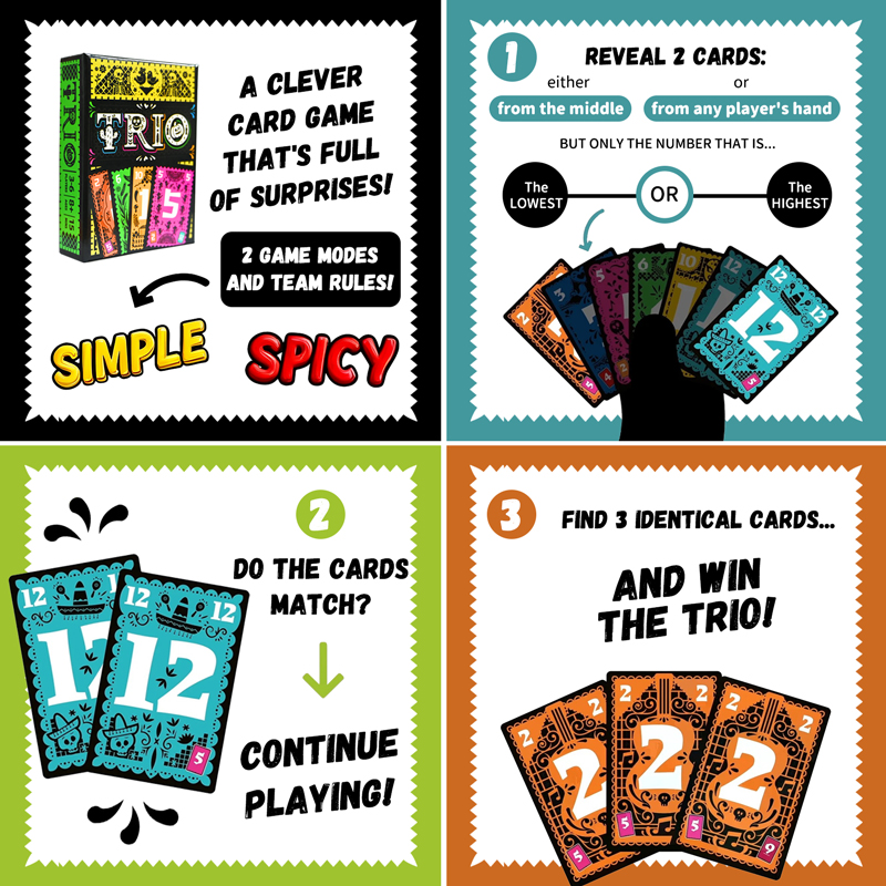 TRIO Strategisch Kaartspel Int - Party Games Multiplayer recensie en prijs