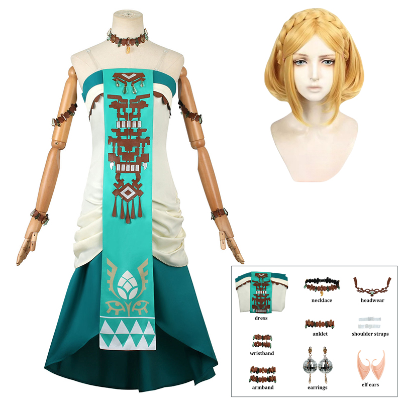 Prinses Zelda Cosplay Kostuum  - Zelda Party Games recensie en prijs