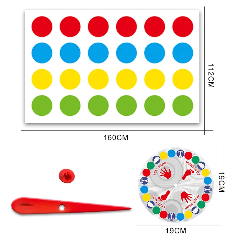 Hot-selling Twister-spel, klas - Party Games For 7 People recensie en prijs